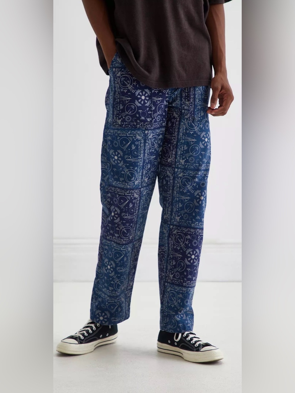 Levi's | Printed | Bandana | Chore | Pant | Size 30 x 32 | Blue/Gray